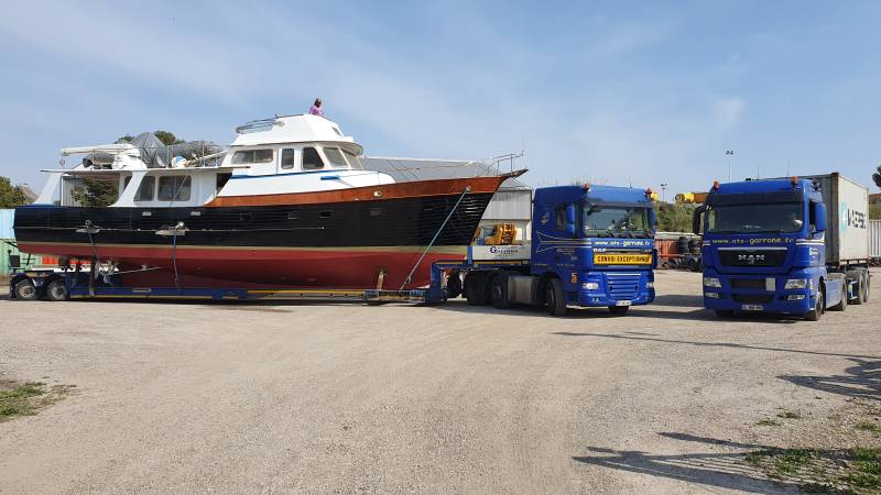 Organiser le transport international de yachts de 8m à plus de 24m avec service spécialisé
