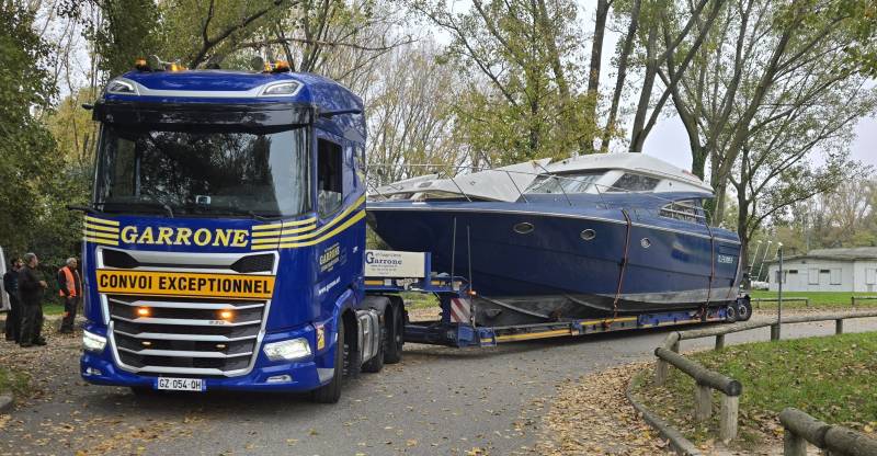 Transport sécurisé de bateaux à moteur en France et à l’international avec Transport Garrone